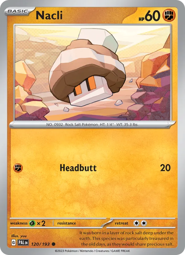 Nacli (Paldea Evolved #120/193)