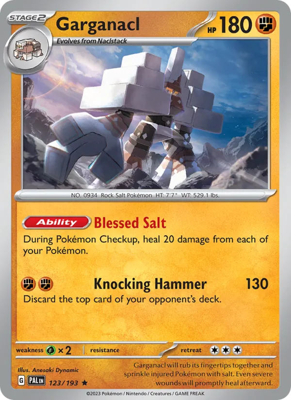 Garganacl (Paldea Evolved #123/193)