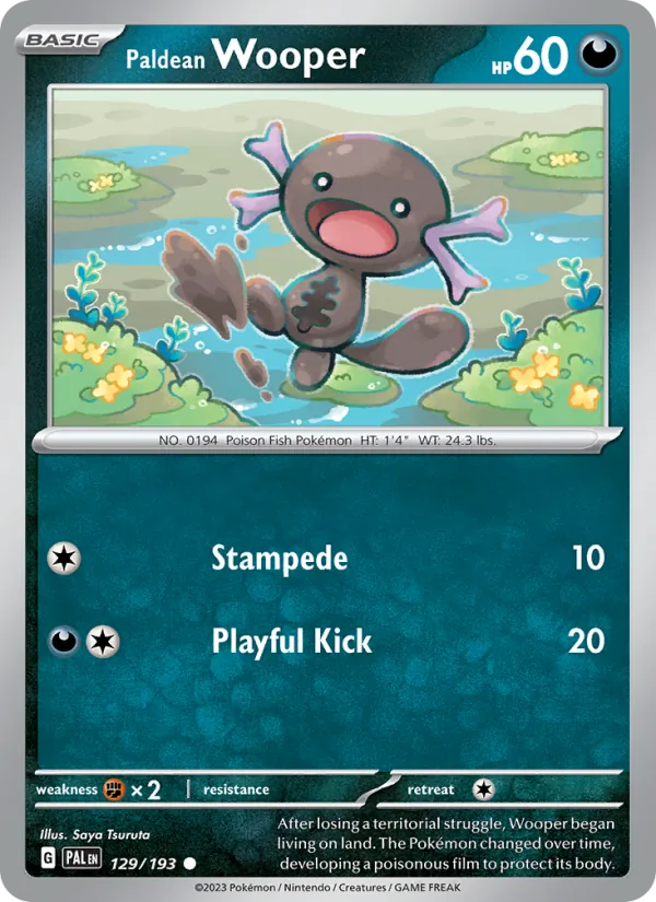 Paldean Wooper (Paldea Evolved #129/193)