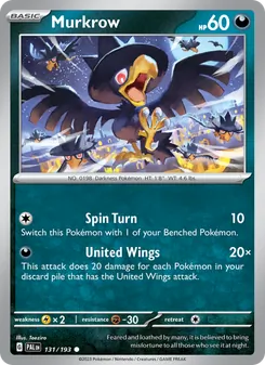 Murkrow (Paldea Evolved #131/193)