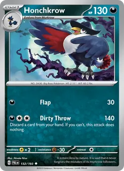 Honchkrow (Paldea Evolved #132/193)