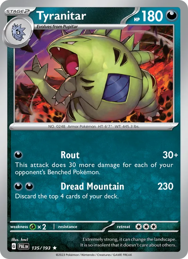Tyranitar (Paldea Evolved #135/193)