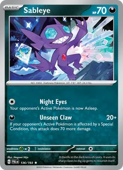 Sableye (Paldea Evolved #136/193)