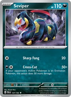 Seviper (Paldea Evolved #137/193)