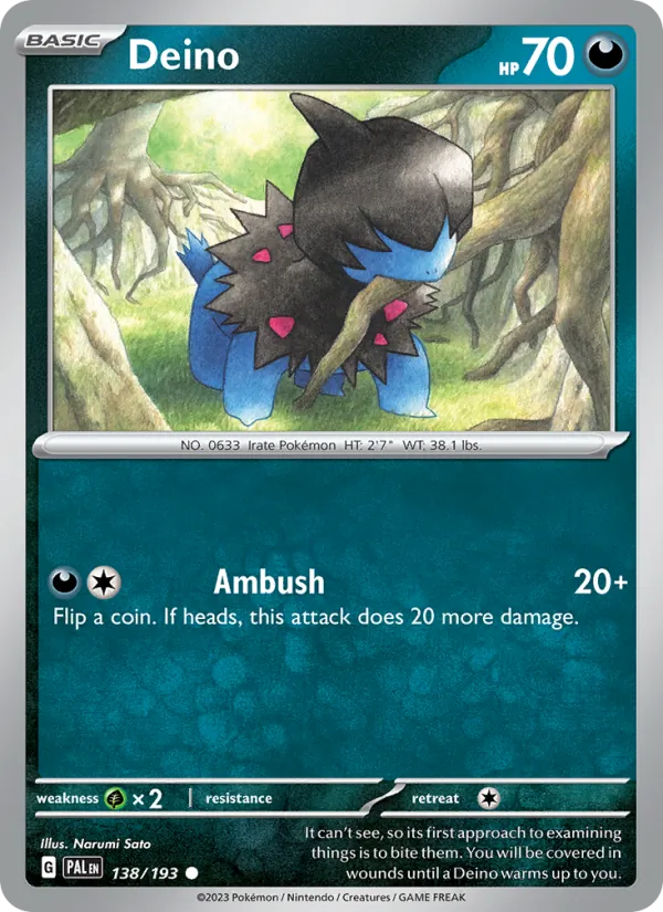 Deino (Paldea Evolved #138/193)