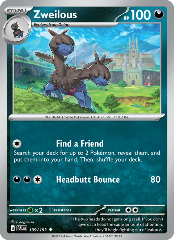 Zweilous (Paldea Evolved #139/193)