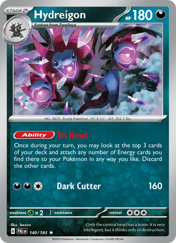 Hydreigon (Paldea Evolved #140/193)