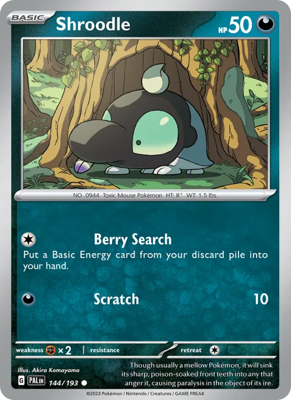 Shroodle (Paldea Evolved #144/193)