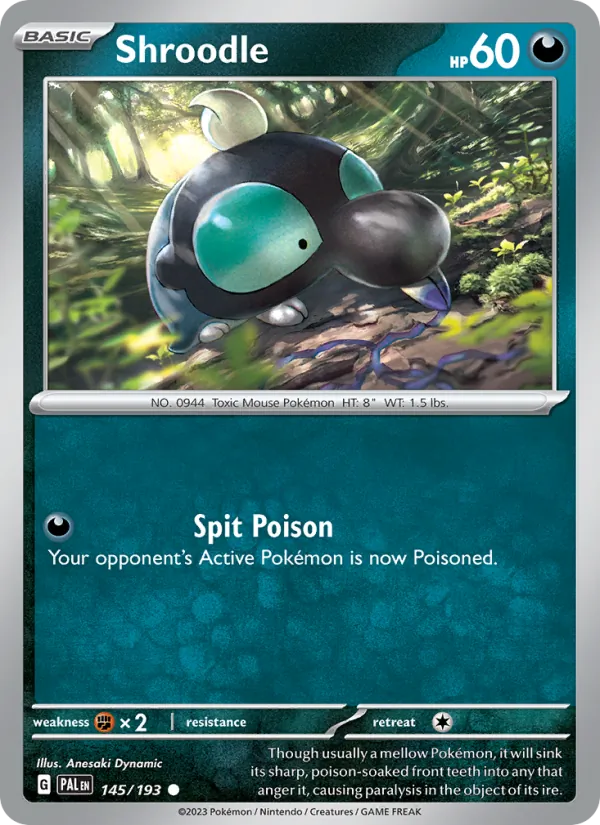 Shroodle (Paldea Evolved #145/193)