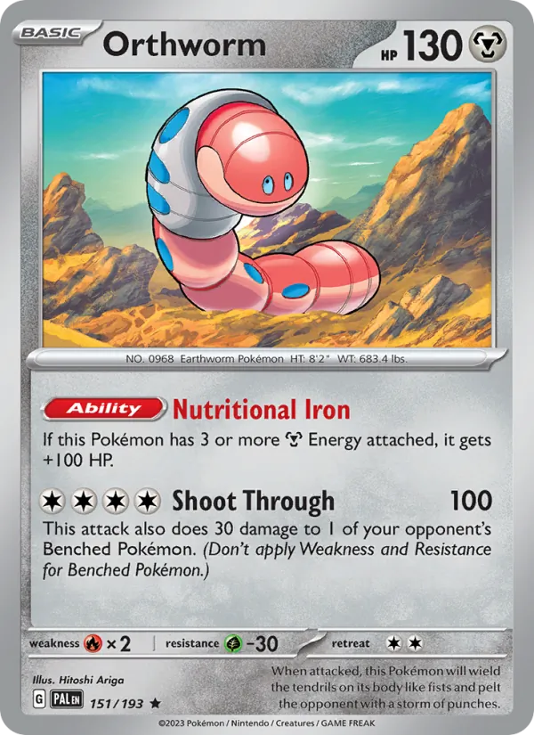 Orthworm (Paldea Evolved #151/193)