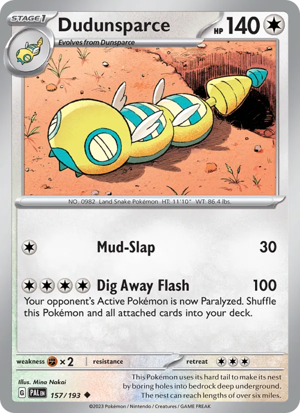Dudunsparce (Paldea Evolved #157/193)