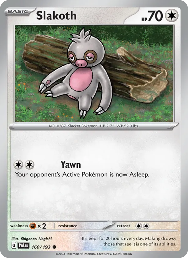 Slakoth (Paldea Evolved #160/193)