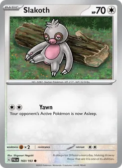 Slakoth (Paldea Evolved #160/193)