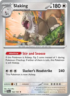 Slaking (Paldea Evolved #162/193)