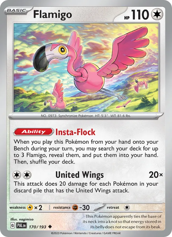 Flamigo (Paldea Evolved #170/193)