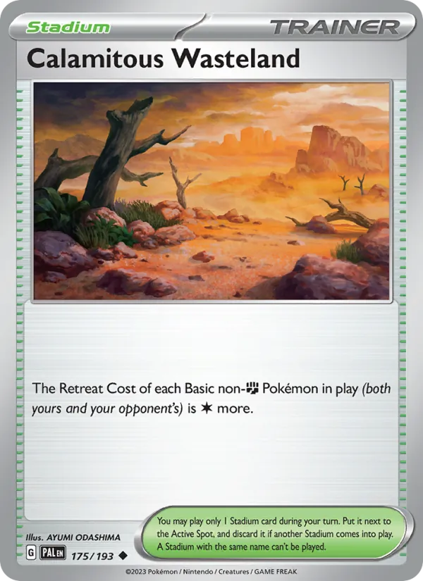Calamitous Wasteland (Paldea Evolved #175/193)