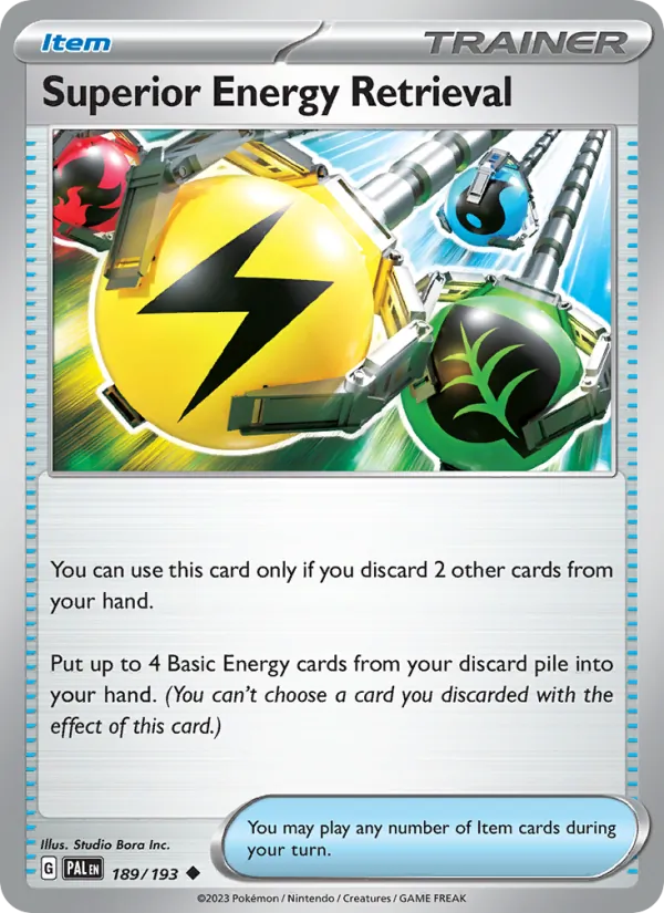 Superior Energy Retrieval (Paldea Evolved #189/193)