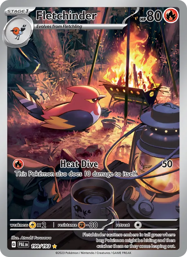 Fletchinder (Paldea Evolved #199/193)