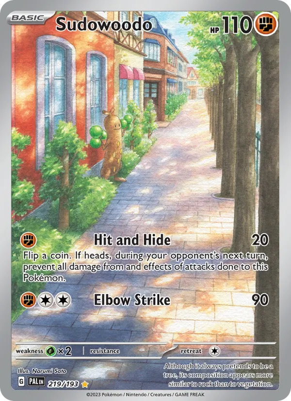 Sudowoodo (Paldea Evolved #219/193)
