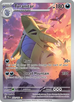 Tyranitar (Paldea Evolved #222/193)