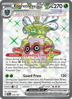 Forretress ex (Paldea Evolved #230/193)