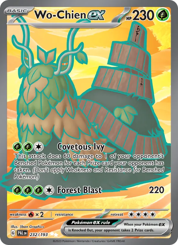 Wo-Chien ex (Paldea Evolved #232/193)
