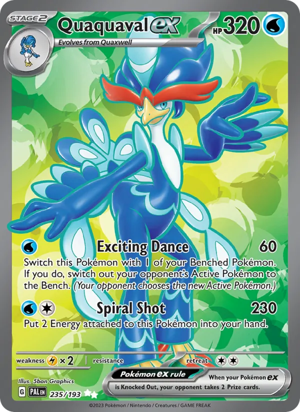 Quaquaval ex (Paldea Evolved #235/193)