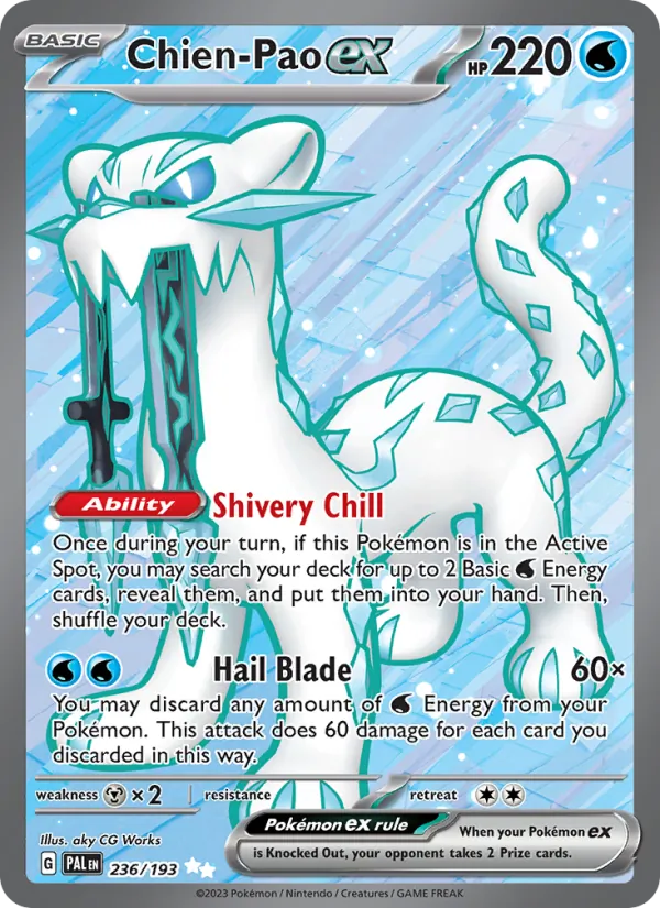 Chien-Pao ex (Paldea Evolved #236/193)