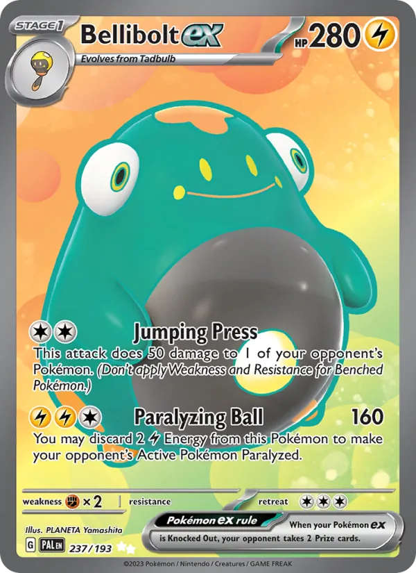 Bellibolt ex (Paldea Evolved #237/193)