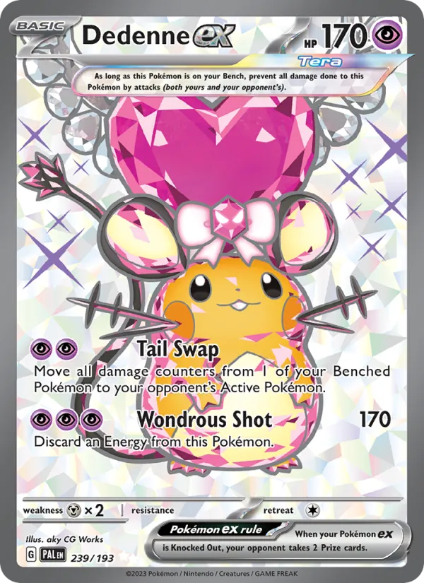 Dedenne ex (Paldea Evolved #239/193)