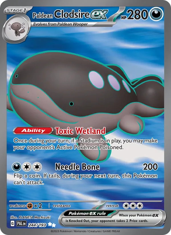 Paldean Clodsire ex (Paldea Evolved #244/193)