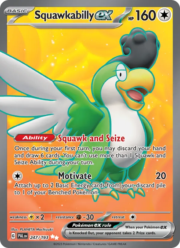 Squawkabilly ex (Paldea Evolved #247/193)