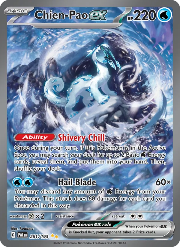 Chien-Pao ex (Paldea Evolved #261/193)