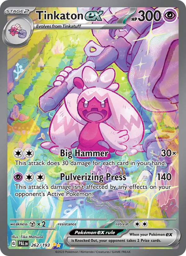 Tinkaton ex (Paldea Evolved #262/193)