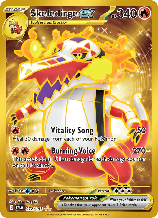 Skeledirge ex (Paldea Evolved #272/193)