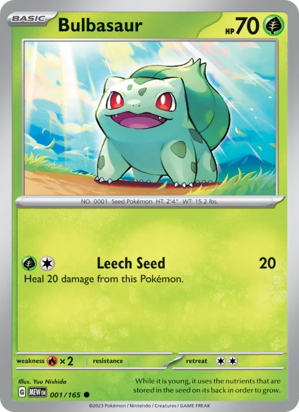 Bulbasaur (151 #001/165)