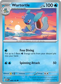 Wartortle (151 #008/165)