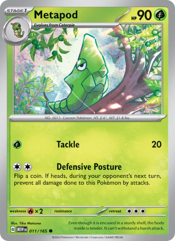 Metapod (151 #011/165)