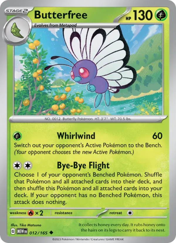 Butterfree (151 #012/165)