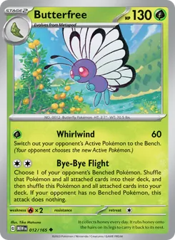 Butterfree (151 #012/165)