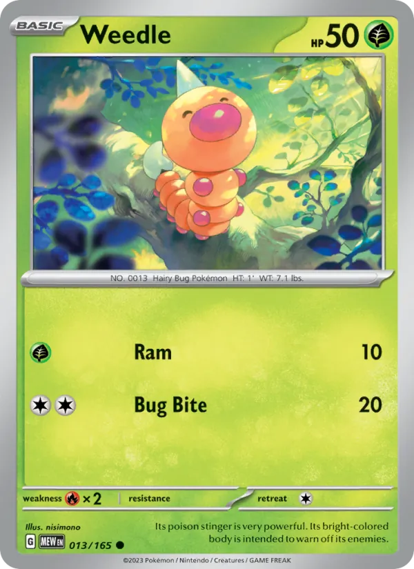 Weedle (151 #013/165)