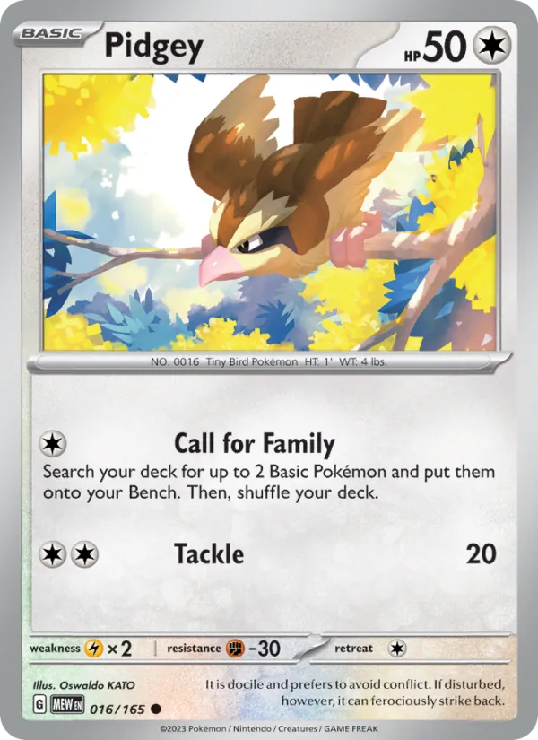 Pidgey (151 #016/165)