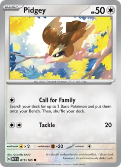 Pidgey (151 #016/165)