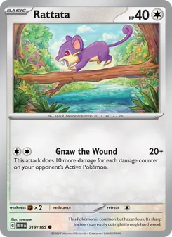 Rattata (151 #019/165)
