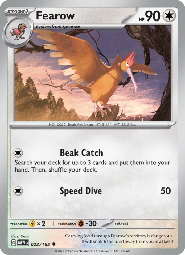 Fearow (151 #022/165)