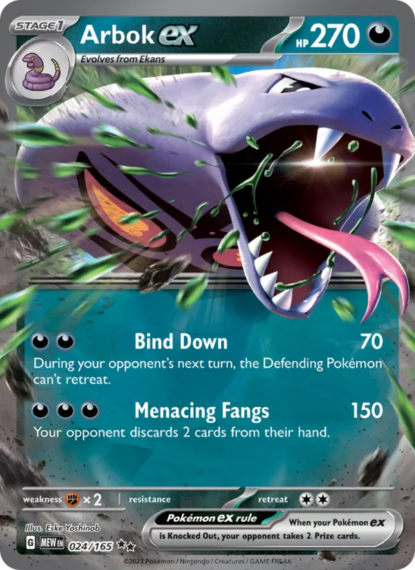 Arbok ex (151 #024/165)