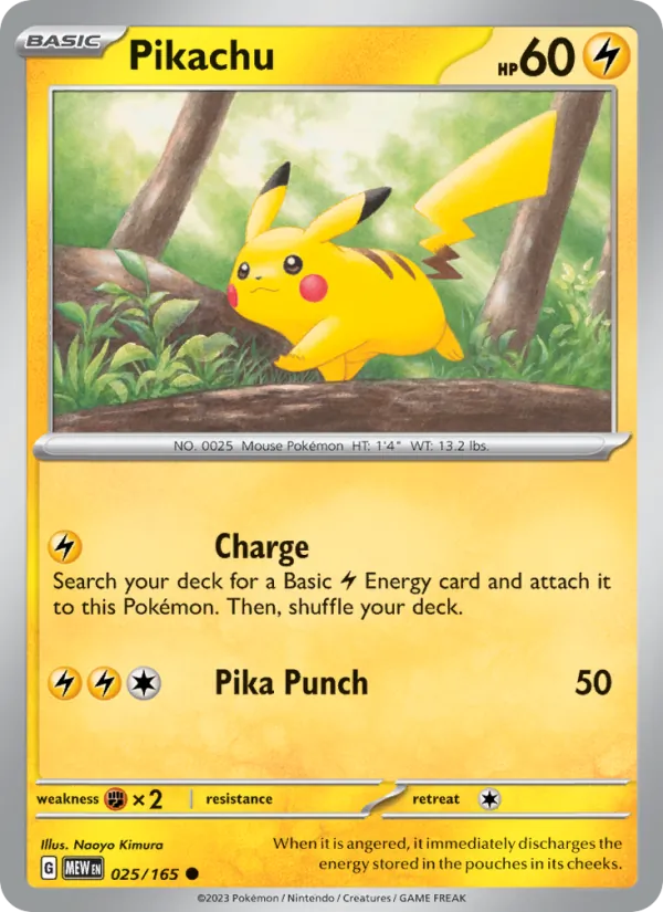 Pikachu (151 #025/165)