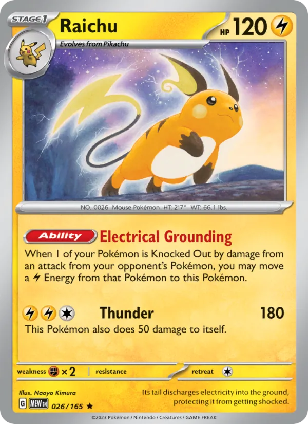 Raichu (151 #026/165)