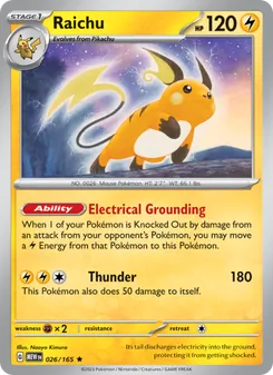 Raichu (151 #026/165)