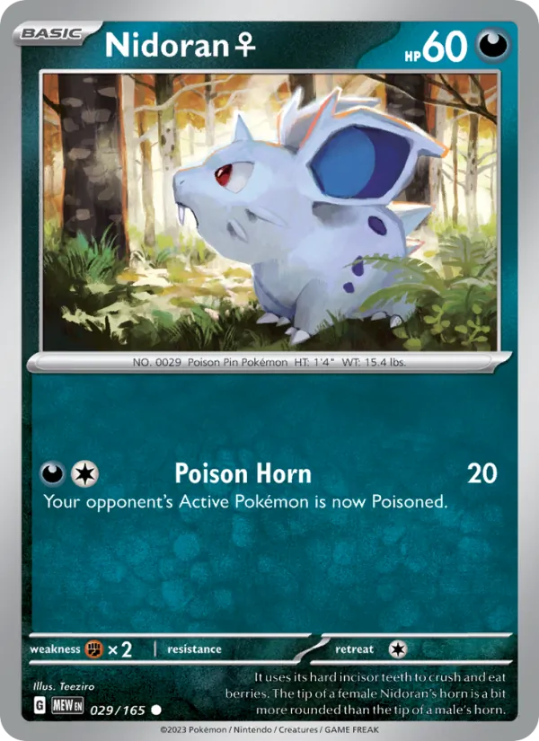 Nidoran♀ (151 #029/165)
